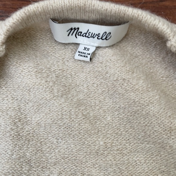 EUC Madewell Kent Colorblock Cardigan XS - Picture 3 of 4
